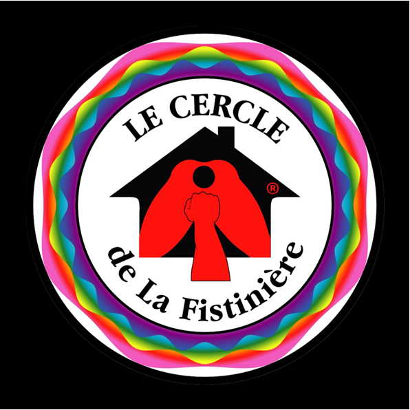 Logo du Cercle de La Fistinière avec un cercle coloré et le texte "Le Cercle de La Fistinière" entourant le logo de La Fistinière